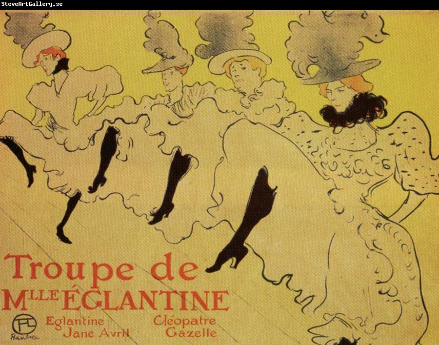 Henri  Toulouse-Lautrec Miss Eglantine's Troupe